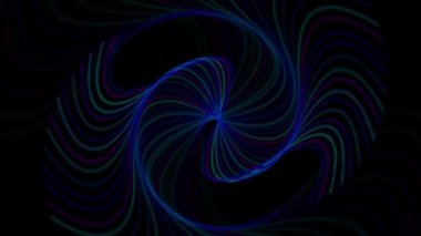 Dönen ışık derecelendirme CG parçacık hareketi grafikleri