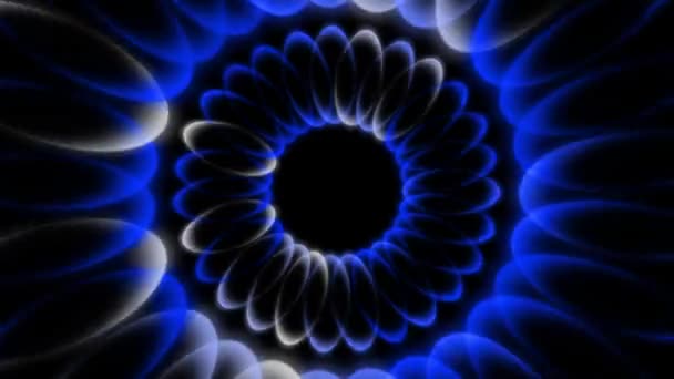 Circle Ring Digital Cyber Particle Motion Graphics — Stockvideo