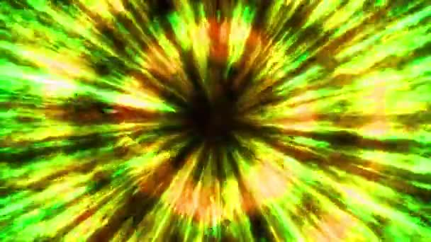 Circle Ring Digital Cyber Particle Motion Graphics — Video Stock