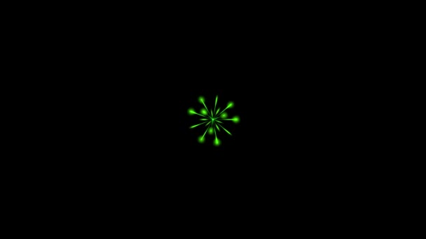 Circle Ring Digital Cyber Particle Motion Graphics — Wideo stockowe