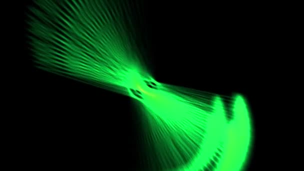 Rotating Light Gradation Particle Motion Graphics — Stock Video