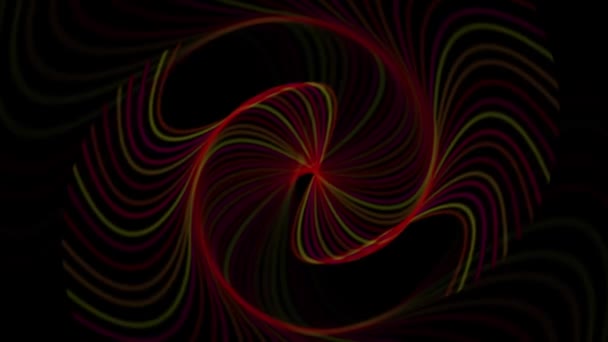 Rotating Light Gradation Particle Motion Graphics — Wideo stockowe
