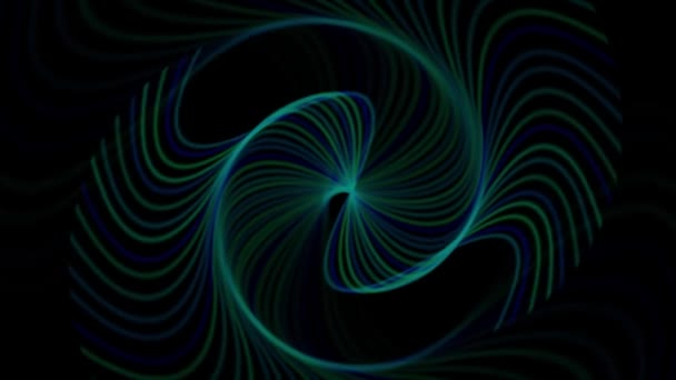 Rotating Light Gradation Particle Motion Graphics — Vídeo de Stock
