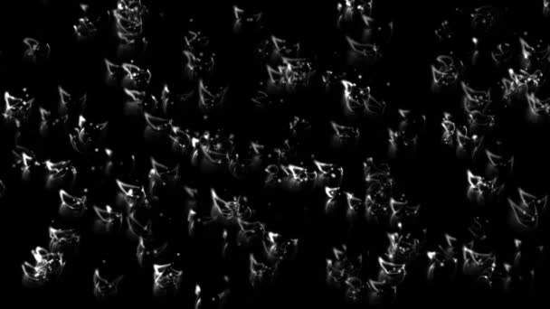 Thin Lines Swaying Moving Particles Motion Graphics — Video