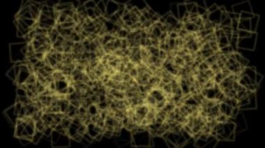 Square box shape CG particle motion graphics