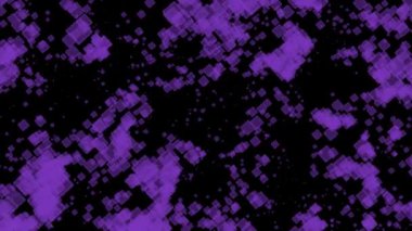 Kare kutu şekli CG parçacık hareketi grafikleri