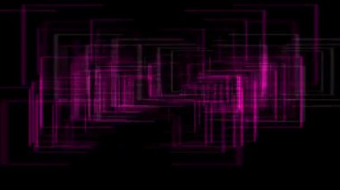 Kare kutu şekli CG parçacık hareketi grafikleri