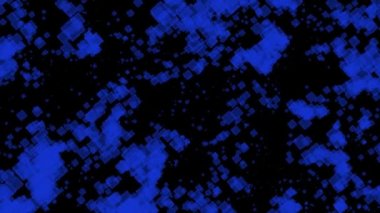 Kare kutu şekli CG parçacık hareketi grafikleri