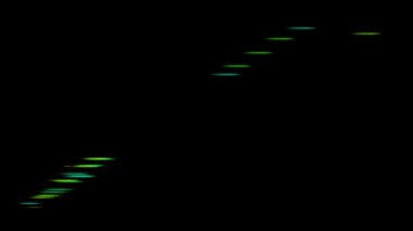 Aydınlatma CG ışığı parçacıkları hareket grafikleri