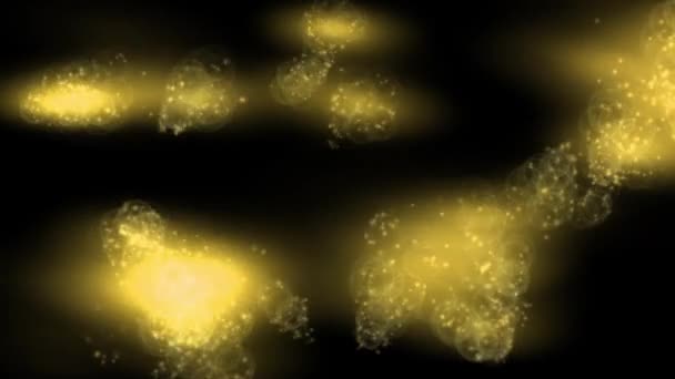 Grain Particle Γραφικά Κίνησης Σωματιδίων — Αρχείο Βίντεο