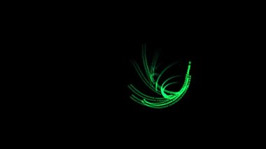 Cyber image color CG particle motion graphics