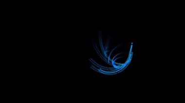 Cyber image color CG particle motion graphics