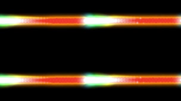 Cyber Bild Farbe Partikelbewegungsgrafik — Stockvideo