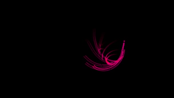 Cyber Image Color Particle Motion Graphics — Wideo stockowe