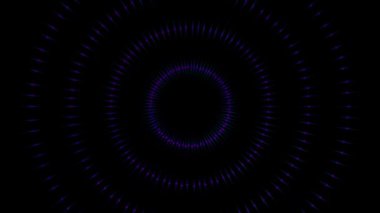 Dijital tünel tübü CG parçacık hareketi grafikleri