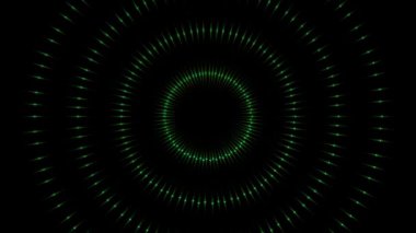 Dijital tünel tübü CG parçacık hareketi grafikleri
