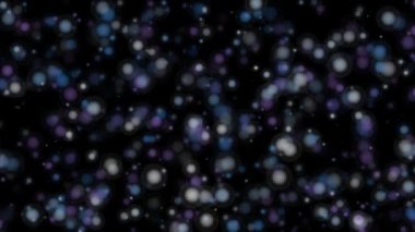 Renkli gösterişli CG parçacık hareketi grafikleri