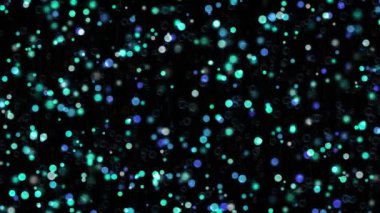 Renkli gösterişli CG parçacık hareketi grafikleri