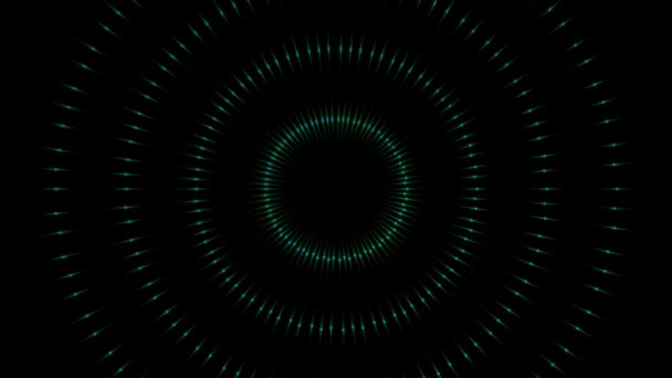 Digital Tunnel Tube Particle Motion Graphics — Stockvideo