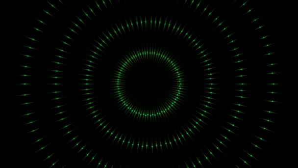 Digital Tunnel Tube Particle Motion Graphics — Stockvideo