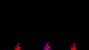 Polygon dot line CG particle motion graphics