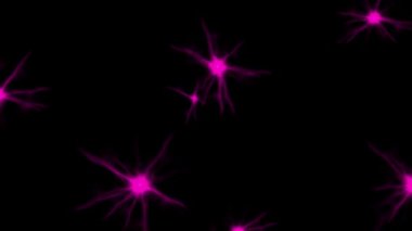 Polygon dot line CG particle motion graphics