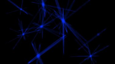 Polygon dot line CG particle motion graphics