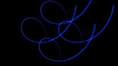 Regularly moving background CG particle motion graphics