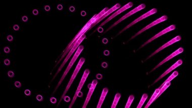 Regularly moving background CG particle motion graphics