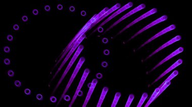 Regularly moving background CG particle motion graphics