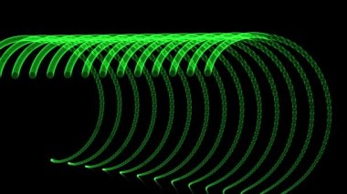 Regularly moving background CG particle motion graphics
