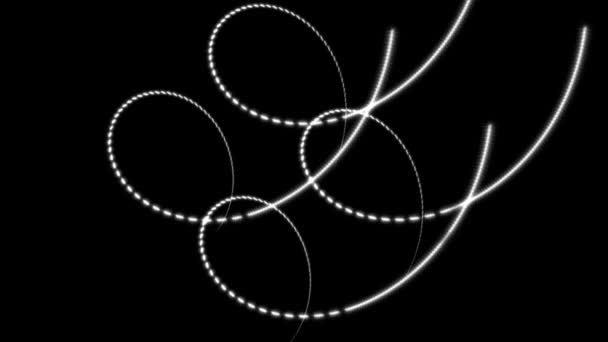 Regularly Moving Background Particle Motion Graphics — Video