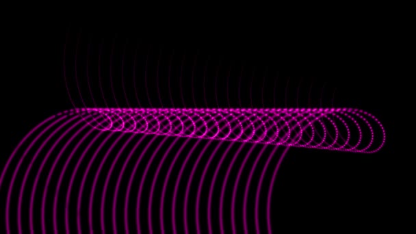 Regularly Moving Background Particle Motion Graphics — Stock video