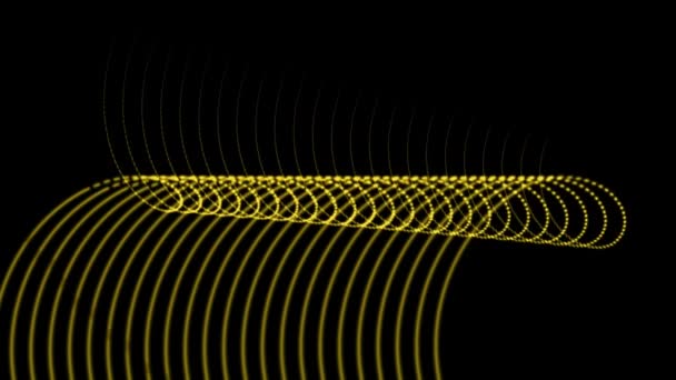 Regularly Moving Background Particle Motion Graphics — Video