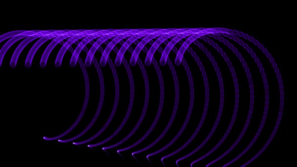 Regularly Moving Background Particle Motion Graphics — Stock video