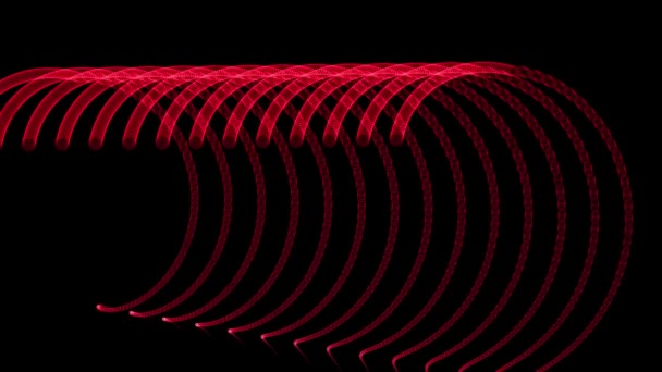 Regularly Moving Background Particle Motion Graphics — Stock video