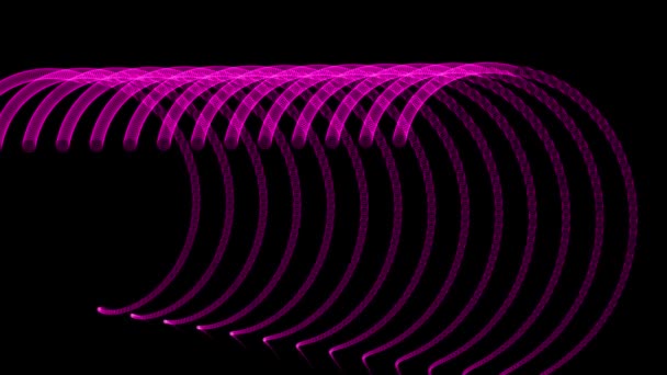 Regularly Moving Background Particle Motion Graphics — Video