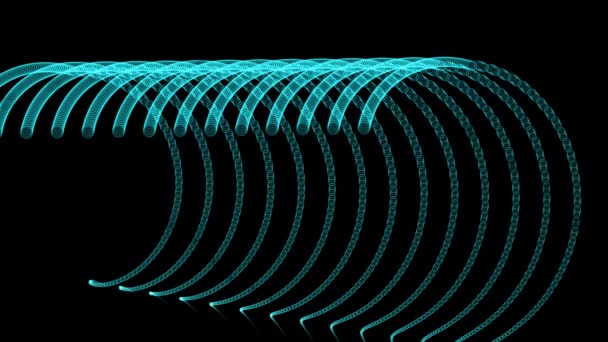 Regularly Moving Background Particle Motion Graphics — Wideo stockowe