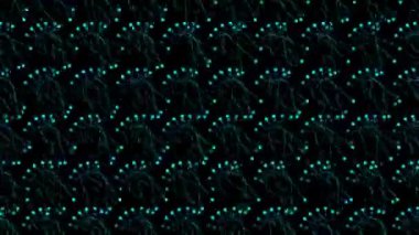 Tekrarlanan arkaplan dijital CG parçacık hareketi grafikleri