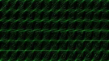 Repeated background digital CG particle motion graphics
