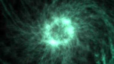 Gizemli Fantastik Parçacık CG animasyon hareketleri grafikleri