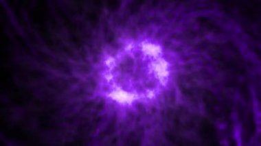 Gizemli Fantastik Parçacık CG animasyon hareketleri grafikleri