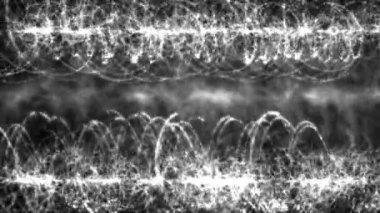 Gizemli Fantastik Parçacık CG animasyon hareketleri grafikleri