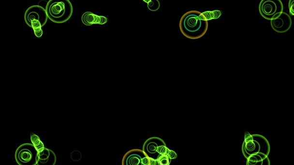 Mysterious Fantastic Particle Animation Motion Graphics — Stockvideo