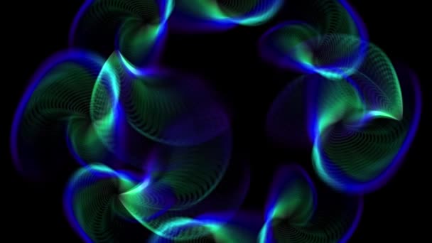 Mysterious Fantastic Particle Animation Motion Graphics — Stock Video