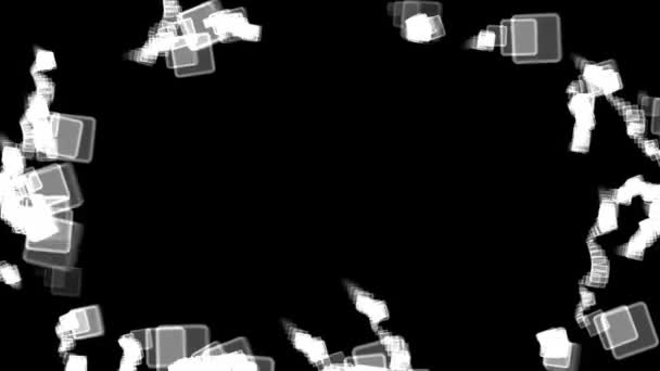Mysterious Fantastic Particle Animation Motion Graphics — Vídeo de Stock