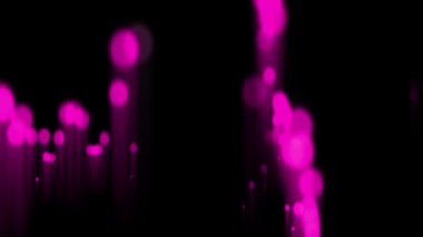 Gizemli Fantastik Parçacık CG animasyon hareketleri grafikleri