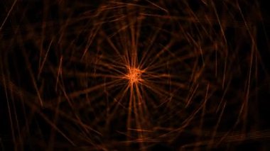 Renkli Girdap yan CG parçacık hareketi grafikleri