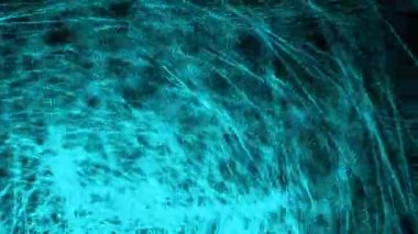 Renkli Girdap yan CG parçacık hareketi grafikleri