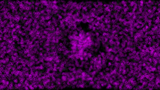 Cor Vórtice Rotação Lado Partículas Movimento Gráficos — Vídeo de Stock
